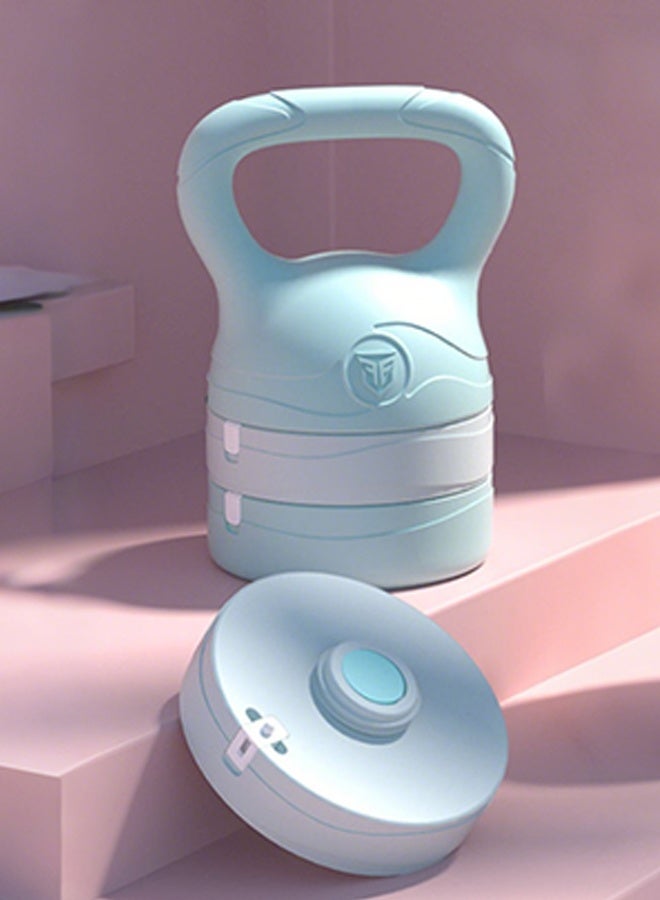 Uptyia Big clearance sale，Anti-Slip Grip Adjustable Weight for Strength Training & Home Workouts, Portable Fitness Kettlebell for Men, Women & Kids 6KG (Blue) - Image 1