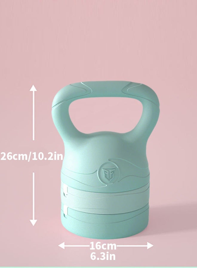 Uptyia Big clearance sale，Anti-Slip Grip Adjustable Weight for Strength Training & Home Workouts, Portable Fitness Kettlebell for Men, Women & Kids 6KG (Blue) - Image 4