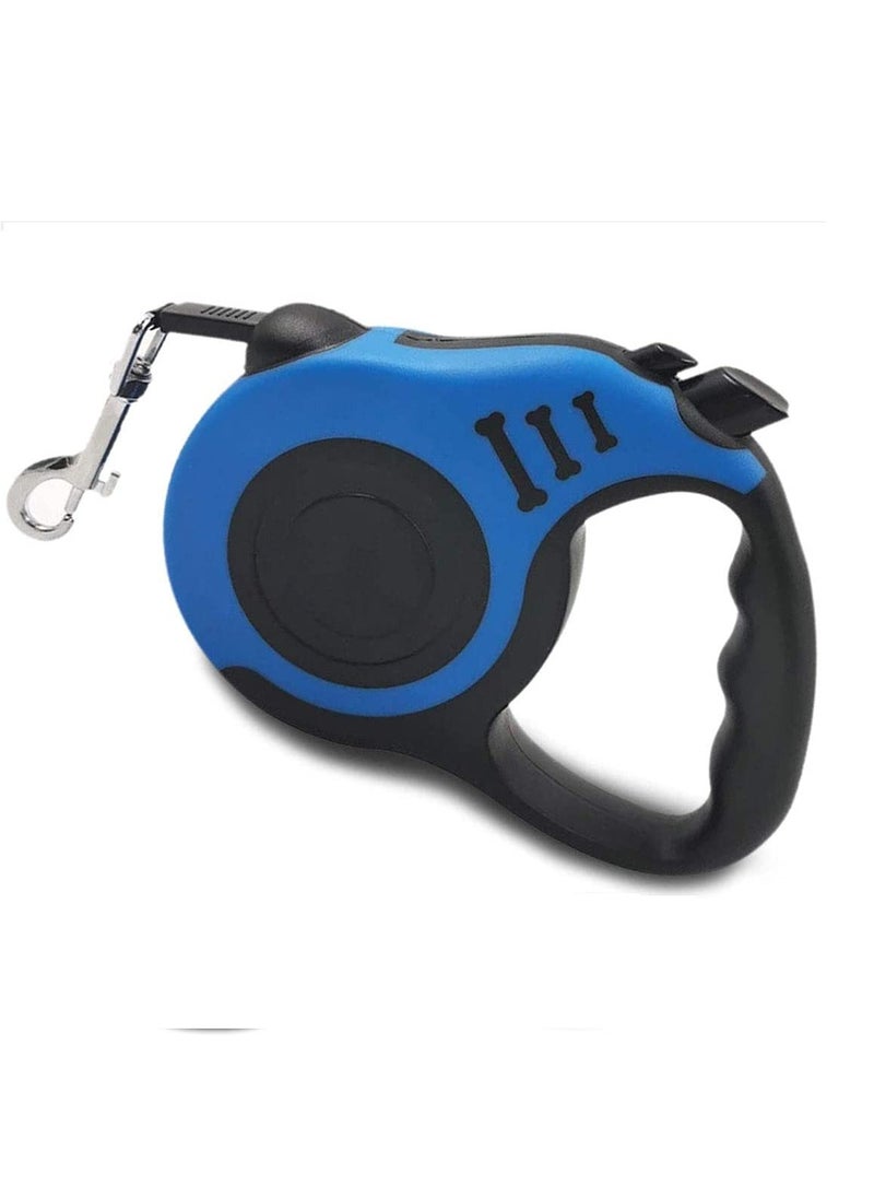 Excefore - ELECDON Retractable Dog Leash, Pet Walking Leash With Anti-slip Handle, Strong Nylon Tape, Tangle-free,One-handed One Button Lock & Release, Suitable For Small/Medium Dog Or Cat (10 ft) - Image 1