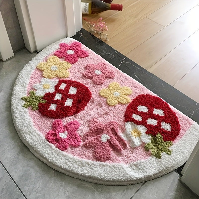 Tnessential Strawberry Rug - Image 1