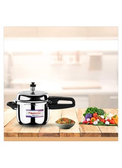 BUTTERFLY 3Liters Butterfly BL-3L Blue Line Stainless Steel Pressure Cooker With Locking Lid silver  - Image 5
