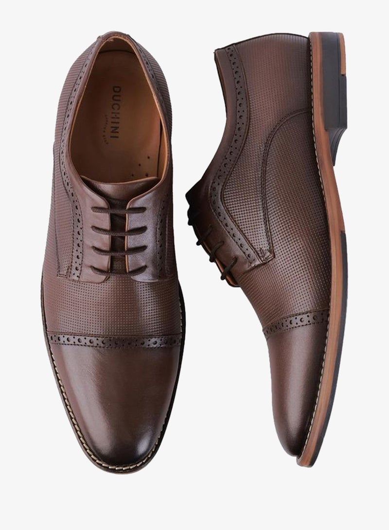 DUCHINI Men Lace-Up Derby Shoes - Image 3