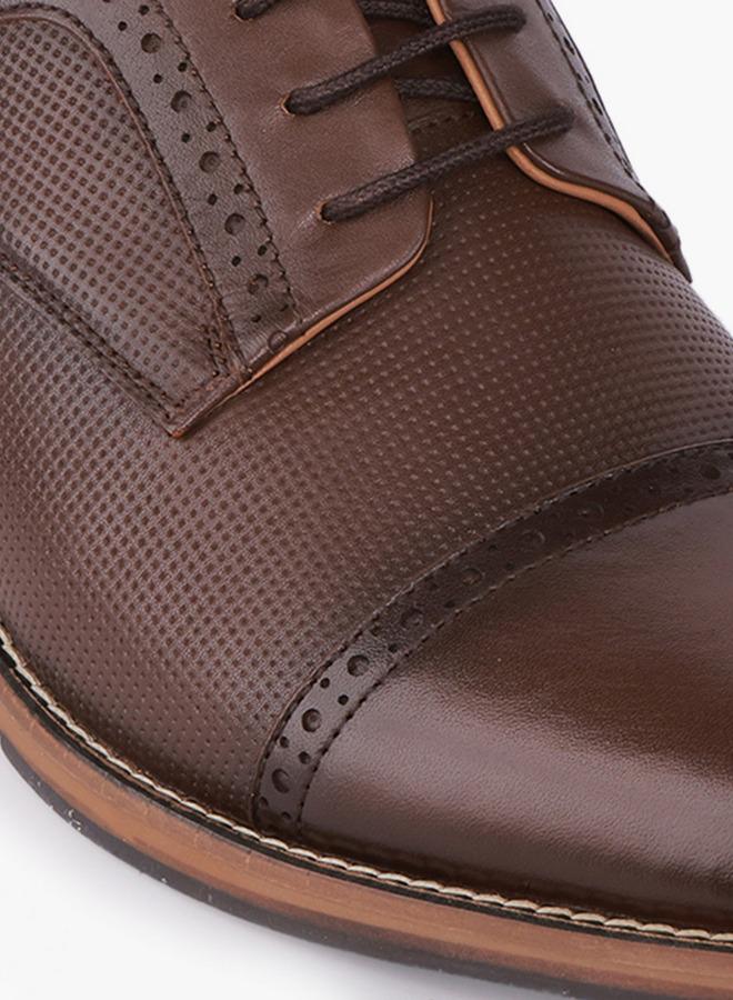 DUCHINI Men Lace-Up Derby Shoes - Image 4