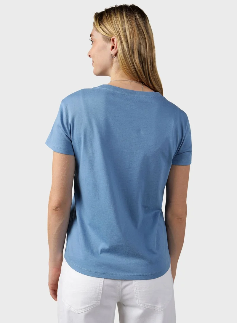 امريكان ايجل Graphic Crew Neck T-Shirt