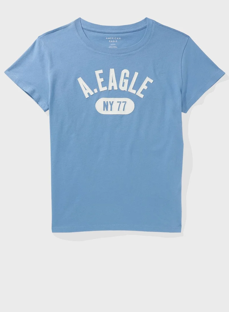 امريكان ايجل Graphic Crew Neck T-Shirt