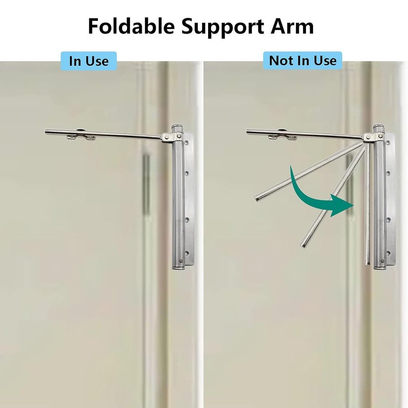 Grofilo Heavy Duty Automatic Door Closer Enhanced Safety and Convenience for Storm and Steel Doors with Adjustable Closing Speed - Image 2