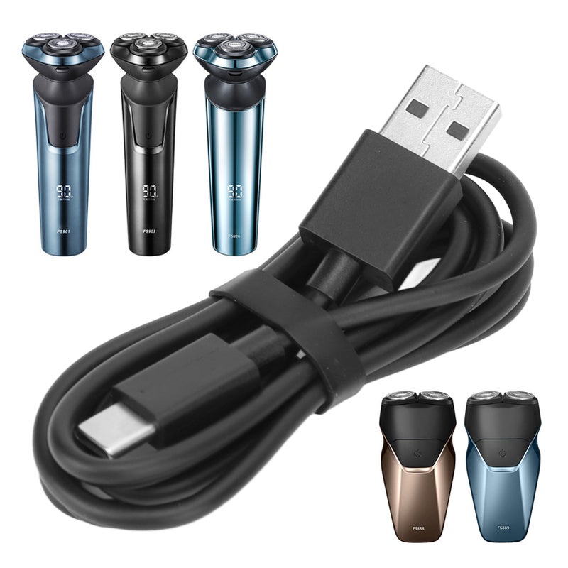 Electric Shaver Charger Type C USB Interface Replacement Beard Trimmer Charging Cable for Flyco FS200 FS201 - Image 3