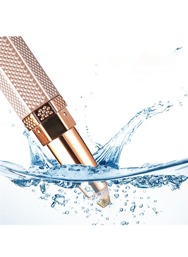 Arabest Electric Eyebrow Razor, 4 in 1 Eyebrow Trimmer Painless Hair Remover with LED Light, USB Rechargeable Hair Removal Epilator, Waterproof Razor for Eyebrow Nose Lips Facial Body Cheeks - Image 4