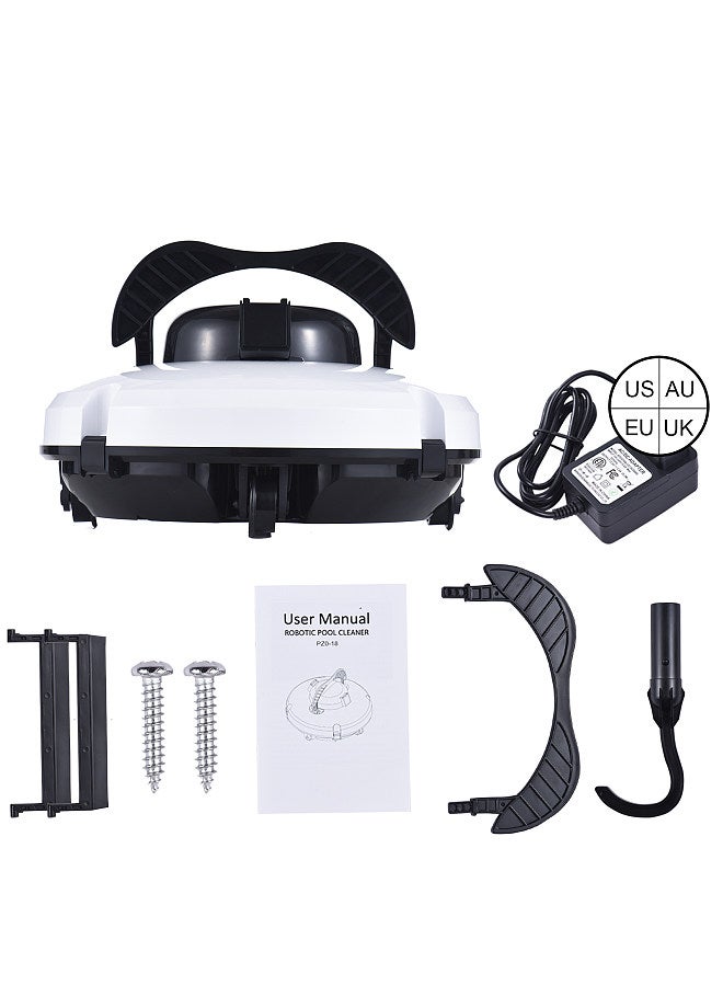 Generic Cordless Robotic Pool Cleaner IPX8 Waterproof Dual-Motor Strong Suction Self-Parking 120Mins Runtime Automatic Pool Vacuum for Above Ground In-Ground Swimming Pool Up to 1076 Sq.Ft  - Image 1