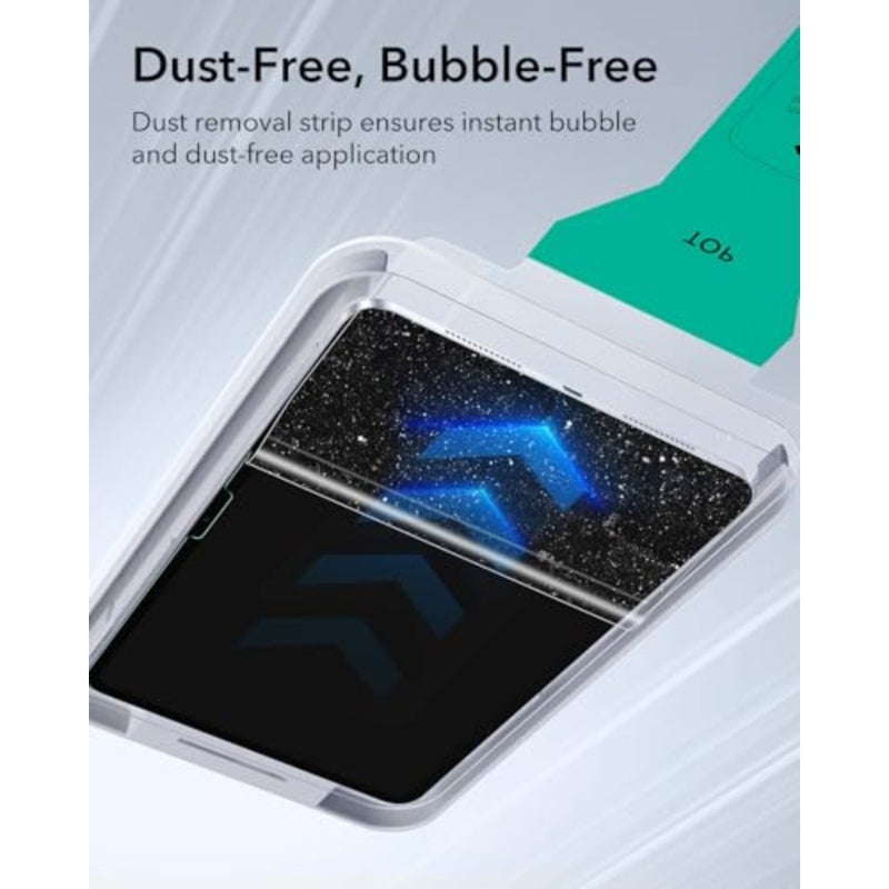 iPad Pro 13-inch screen protector for M5 2025/M4 2024: tempered glass, black, 9H hardness, ultra-fit tray, Apple Pencil support, scratch resistant, HD clarity, bubble-free application - Image 5