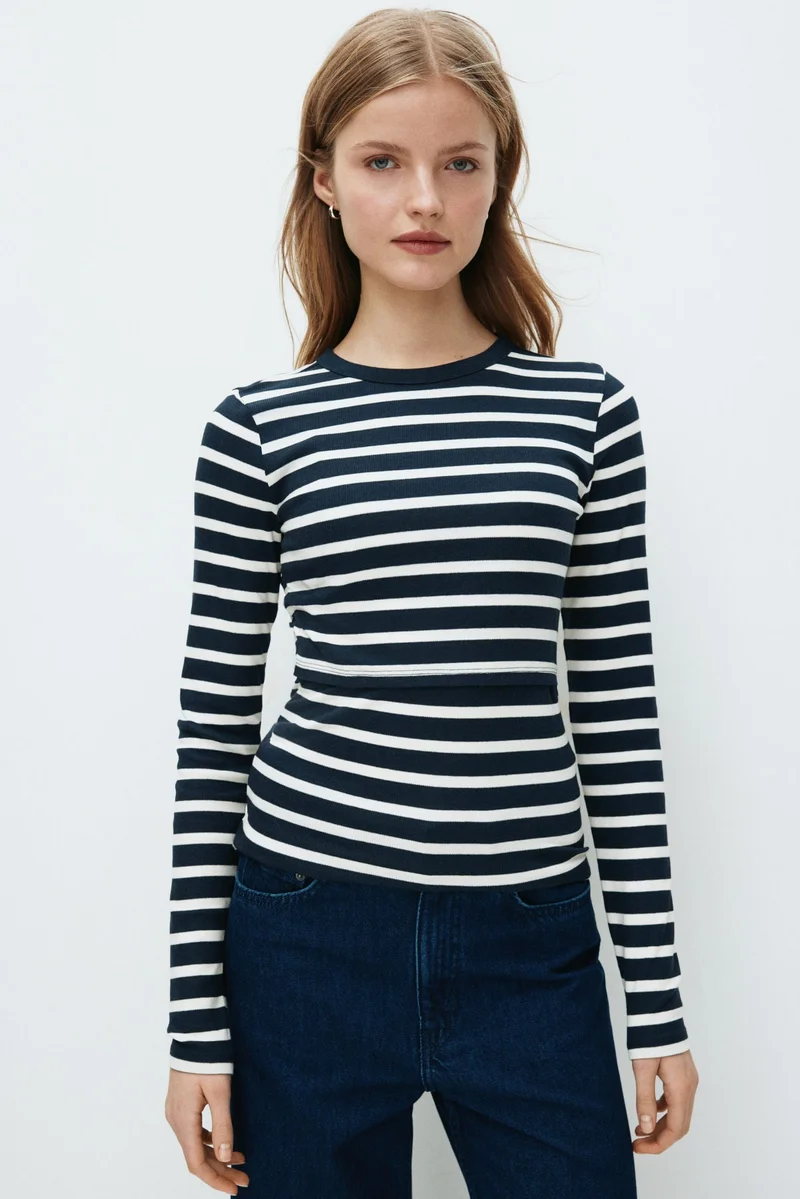 H&M MAMA Long-sleeved nursing top