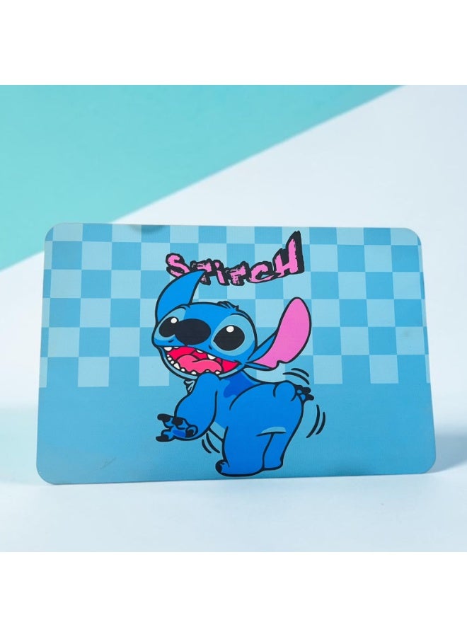 Small Printed Floor Mat with Blue Cartoon Design – Suitable for Bathroom, Bedroom Entrance & Bedside - Image 3
