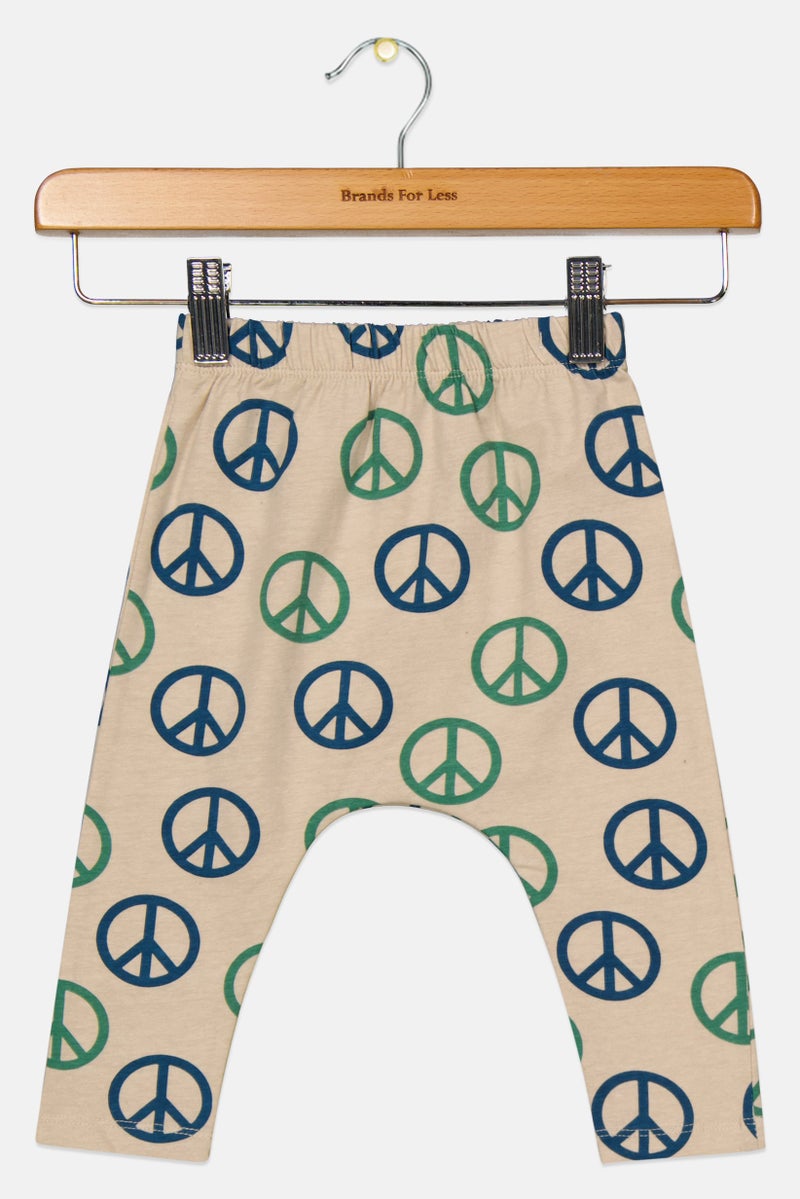 Cotton On Toddlers Boy Allover Print Pants, Brown Combo - Image 2