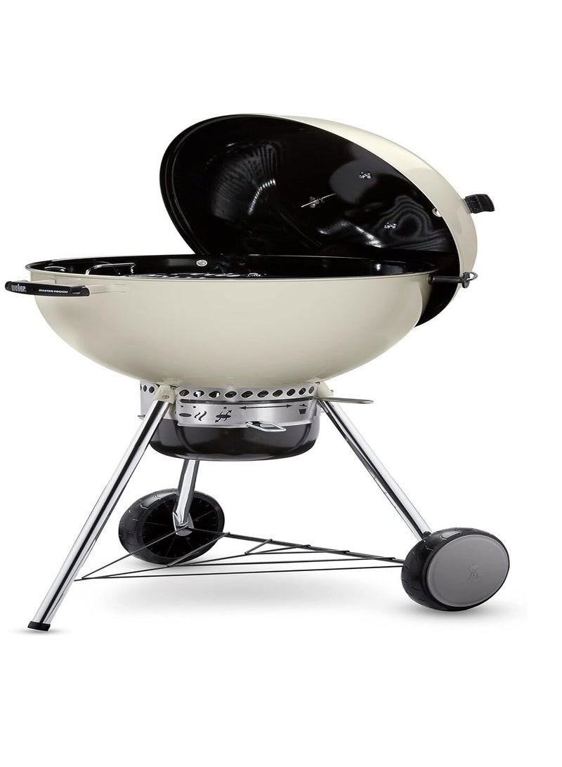 Weber Master-Touch Charcoal Grill 22" Spring Ivory  - Image 2