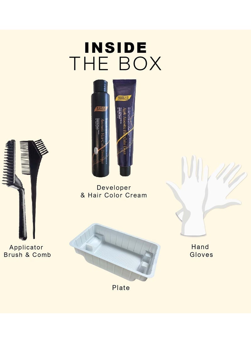 AUROMA لون شعر أوروما خالي من الأمونيا S04 بني متوسط - Image 3