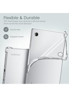 YoYoTech Clear Case Cover for Samsung Galaxy Tab A9 8.7 inch Air Hybrid Slim Fit Shockproof Crystal TPU Protective Case Cover 2023  - Image 2