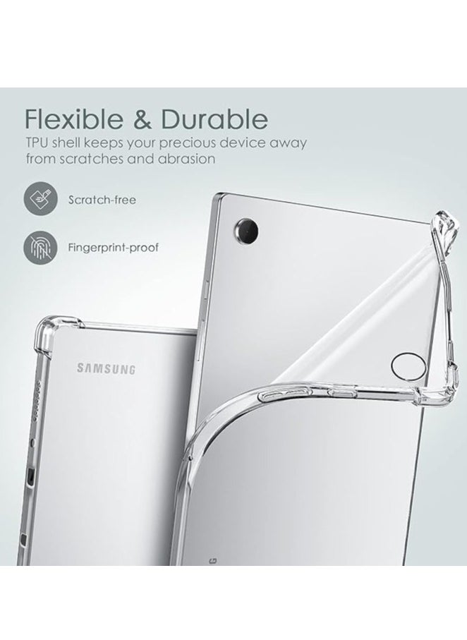 YoYoTech Clear Case Cover for Samsung Galaxy Tab A9 8.7 inch Air Hybrid Slim Fit Shockproof Crystal TPU Protective Case Cover 2023  - Image 2