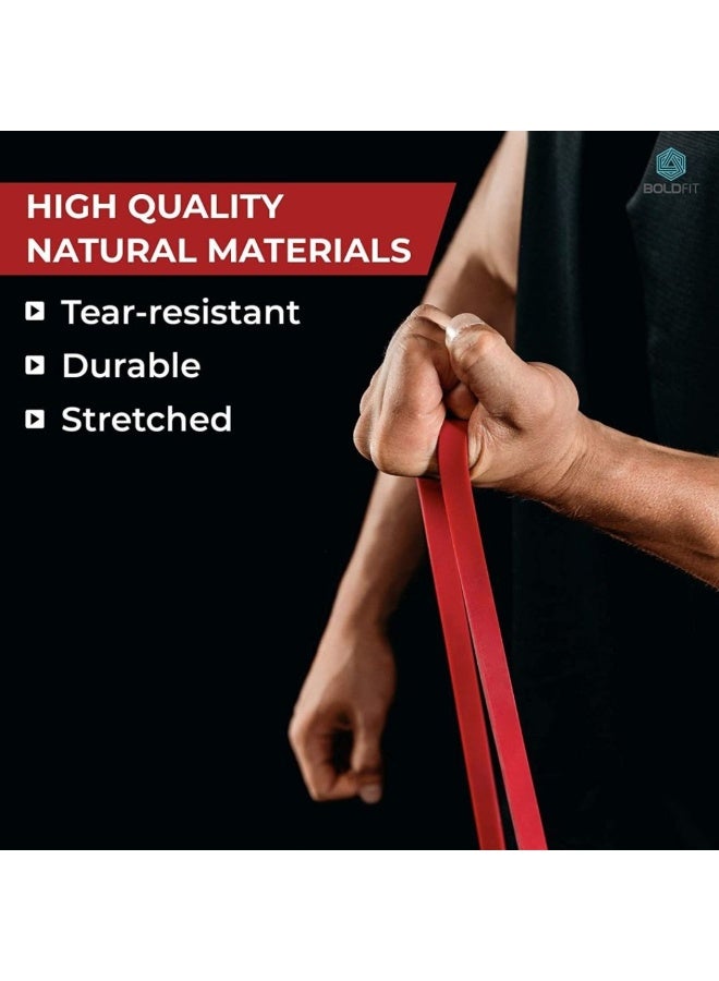 STRAUSS Strong Red 22kg Resistance Band – Strength and Toning Body Exercises - Image 5