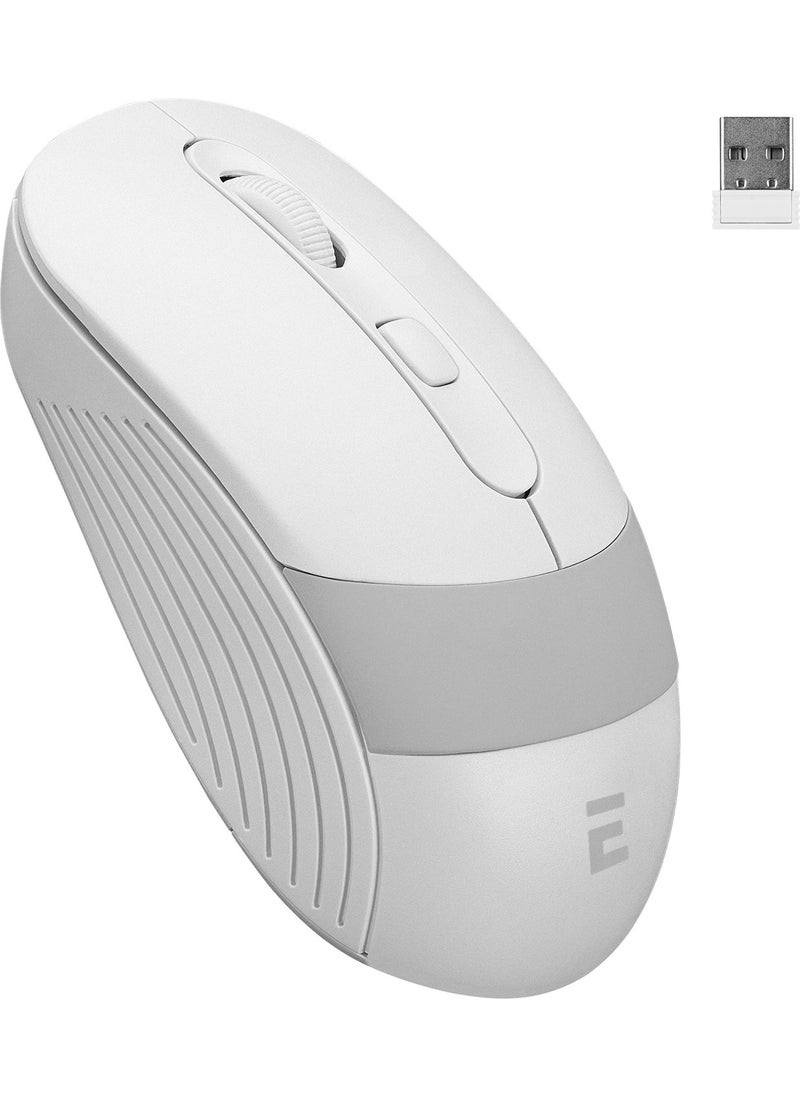 Everest Sm-18 USB White-Grey 2.4ghz Optical 800/1200/1600 Dpi Wireless Mouse  - Image 1