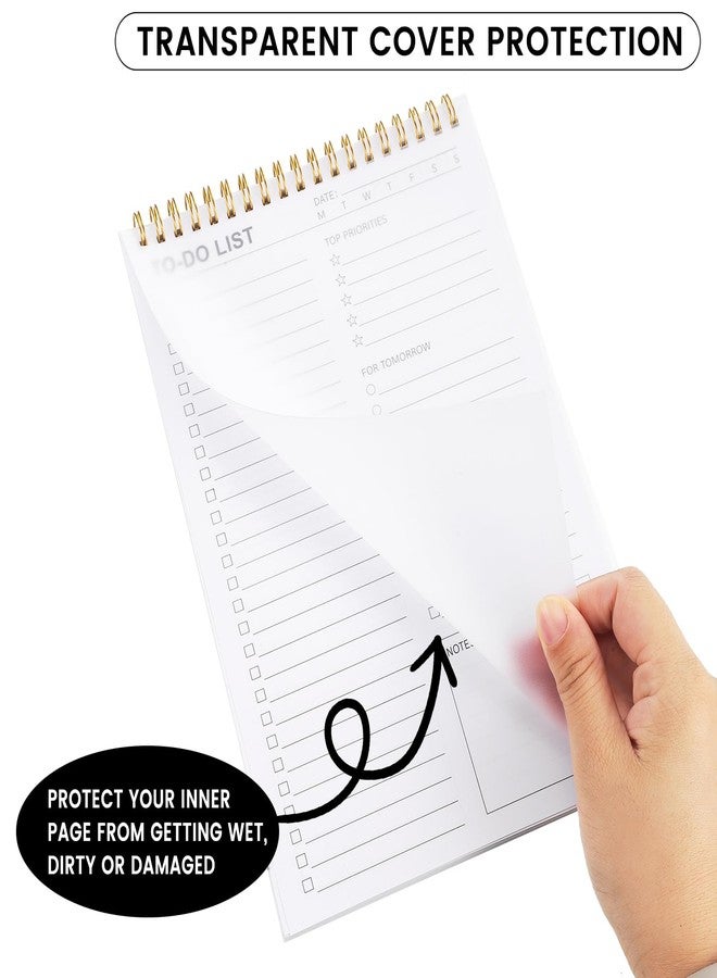 Thboxes To Do List Notepad, 120 Pages 8.5x11" To Do List Notebook Undated Daily Planner Notepad with Task Checklist To Do and Note Organization - Image 2