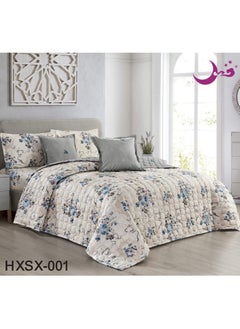مون طقم لحاف نفرين مفرش مكون من 6 قطع بوليستر 250 في 230سم  - Image 1