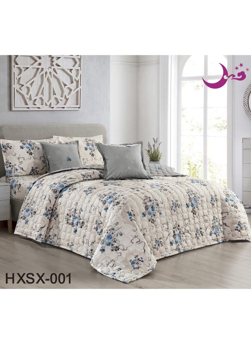 Moon Comforter set for two people 6piece bedspread, polyester 250 by 230cm  - Image 1