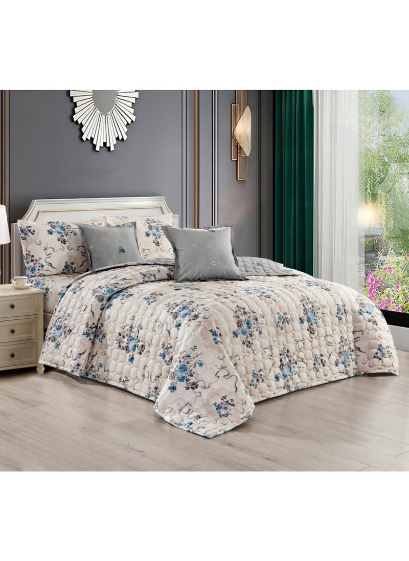Moon Comforter set for two people 6piece bedspread, polyester 250 by 230cm  - Image 4