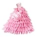 BARWA Princess Evening Party Clothes Wears Dress with Hat Outfit Set for 115 inch Doll - Image 3