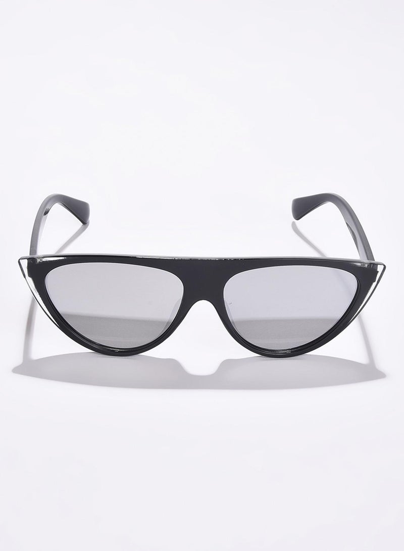 Haute Sauce Black Lens Black Cateye Sunglasses - Image 3