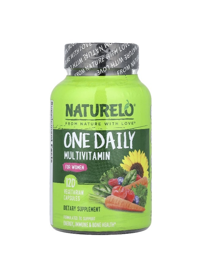 NATURELO NATURELO, One Daily Multivitamin, For Women, 120 Vegetarian Capsules  - Image 1