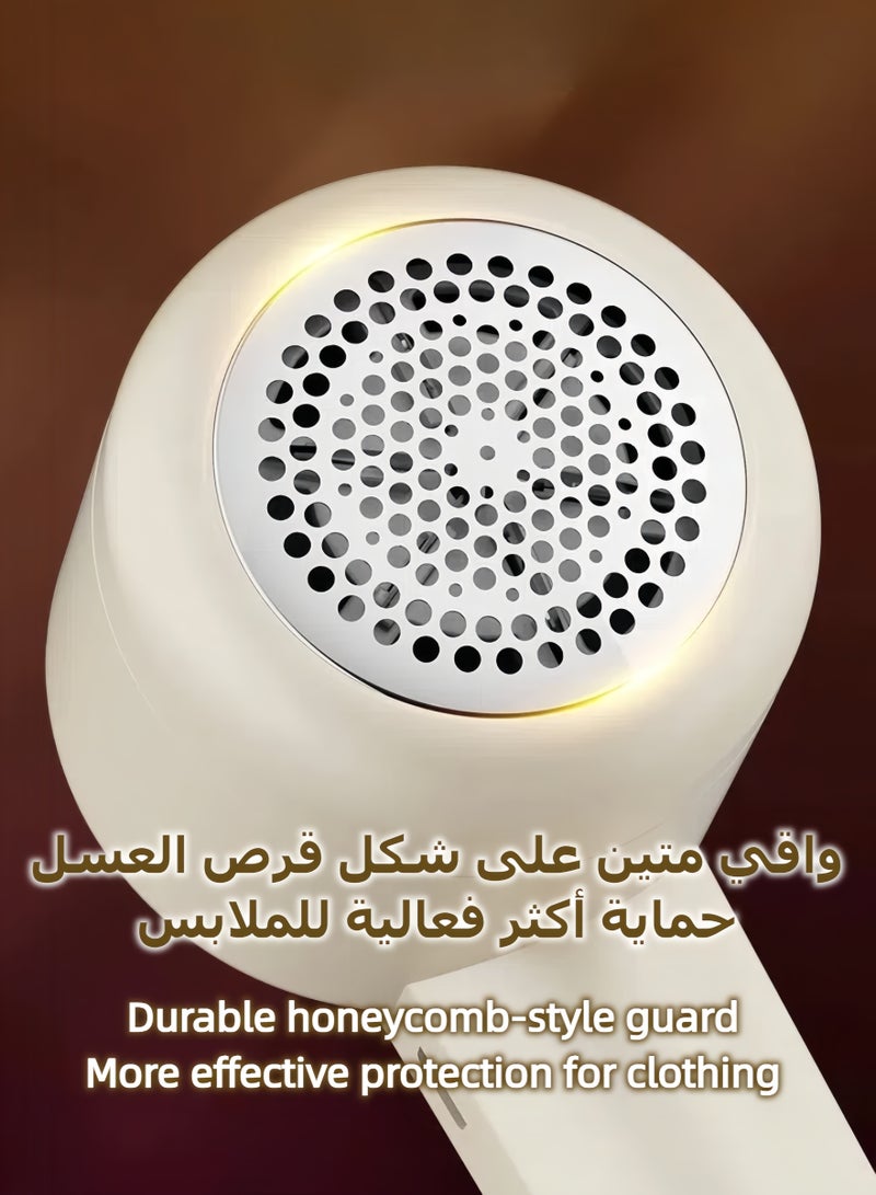 Usb Rechargeable Lint Remover, Stainless Steel Knife Net, 6-Blade Rotary Blade, Professional Electric Fabric Sweater Lint Remover For Clothes And Furniture, Fuzz, Cashmere, Wool, Legging, Sofa, Coats