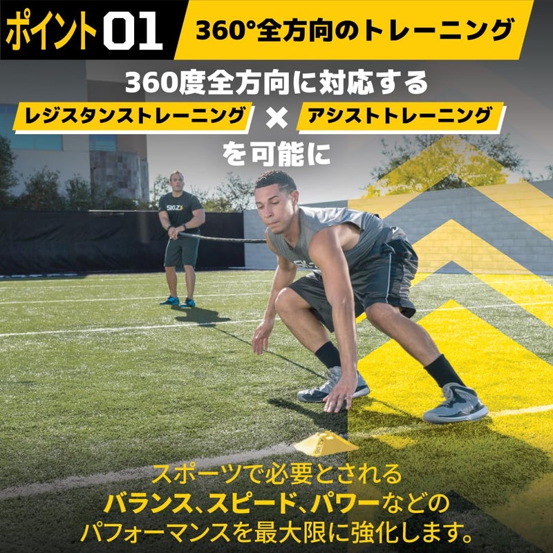 SKLZ Recoil 360 Dynamic Resistance Training Belt - Image 4