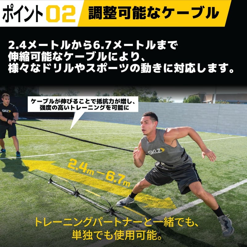 SKLZ Recoil 360 Dynamic Resistance Training Belt - Image 5