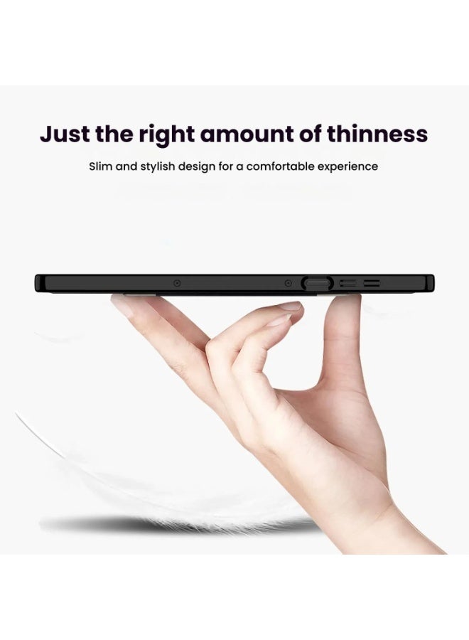 عام غطاء جلدي متوافق مع لينوفو ليجيون Y700 الجيل الرابع 8.8 بوصة 2025 (TB322FC) - غطاء واقي للجهاز اللوحي مع حماية من السقوط وحامل قابل للطي - Image 5