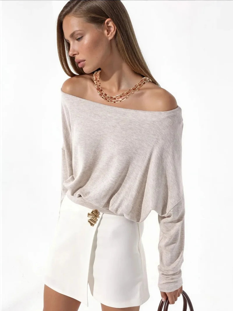 Busem BUSEM Women's Acrylic-Blend Blouse