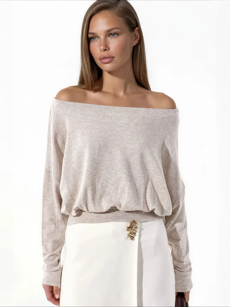 Busem BUSEM Women's Acrylic-Blend Blouse