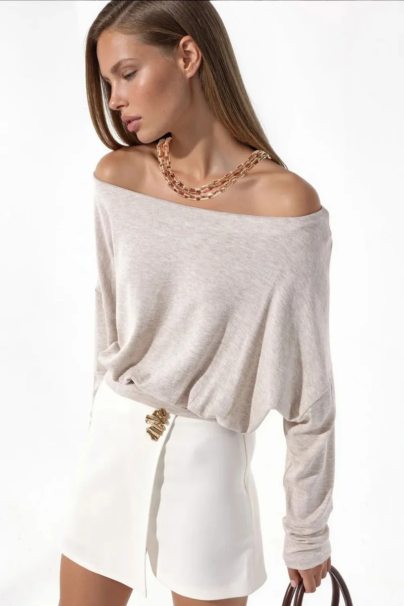 Busem BUSEM Women's Acrylic-Blend Blouse