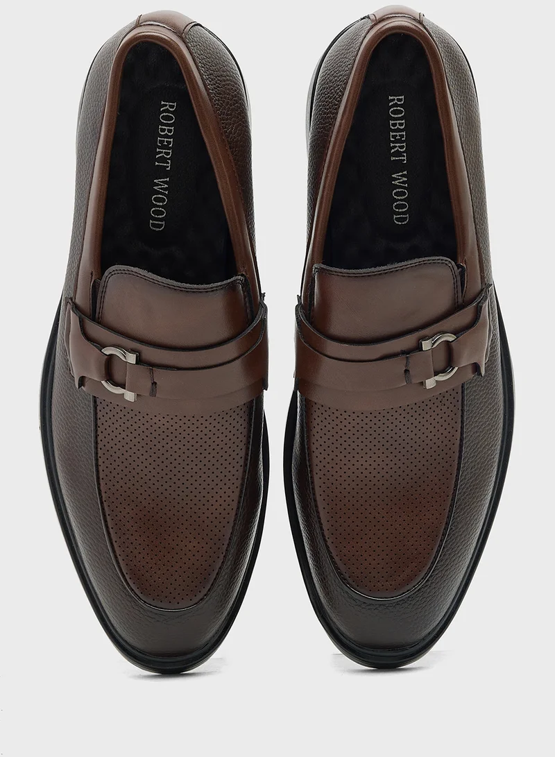 روبرت وود Trim Detail Classic Formal Sjip Ons