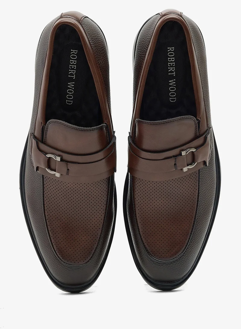 Robert Wood Trim Detail Classic Formal Sjip Ons