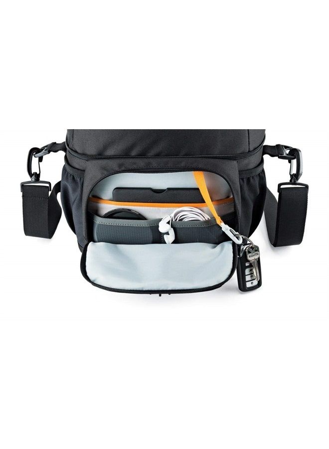 Lowepro LP37123 Nova 180 AW II Camera Bag, Waterproof, Customizable, Fits Pro-Depth DSLR with Lens, Compact Drone, 3-4 Additional Lenses, Flash, Black - Image 3