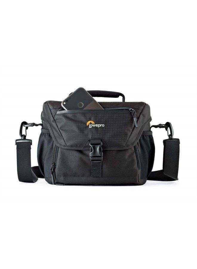 Lowepro LP37123 Nova 180 AW II Camera Bag, Waterproof, Customizable, Fits Pro-Depth DSLR with Lens, Compact Drone, 3-4 Additional Lenses, Flash, Black - Image 2