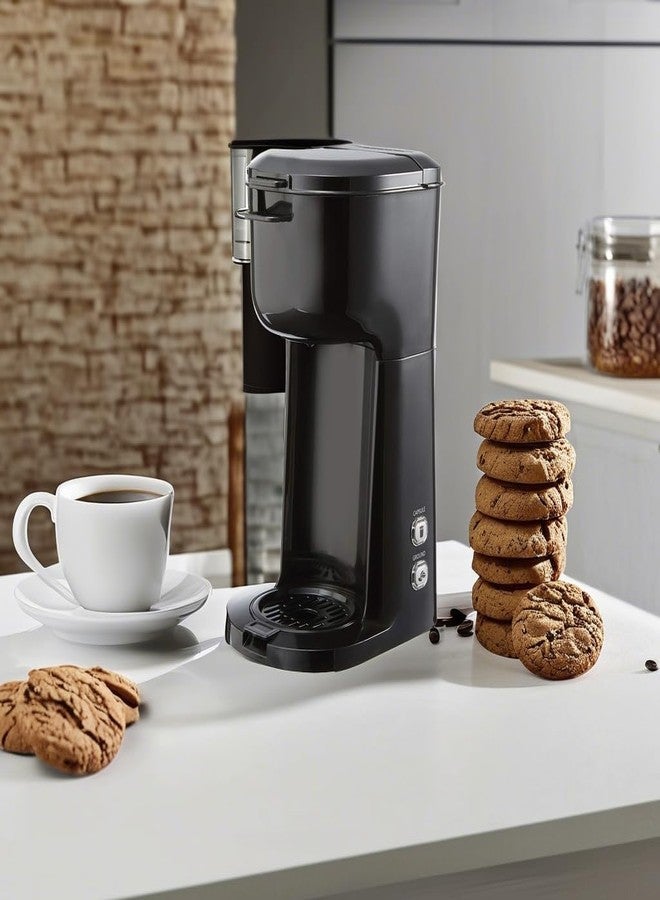 Deahun Mainstays Single Serve Dual Brew Coffee, Black - Image 5