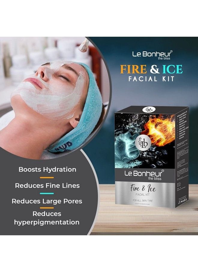 Le Bonheur.. - Le Bonheur Fire & Ice Facial Kit ; With Goodness Of : Vitamin C Aloe Vera Green Tea ; For All Type Of Skin - Image 1