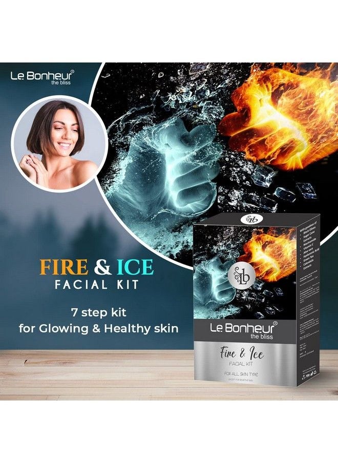 Le Bonheur.. - Le Bonheur Fire & Ice Facial Kit ; With Goodness Of : Vitamin C Aloe Vera Green Tea ; For All Type Of Skin - Image 1