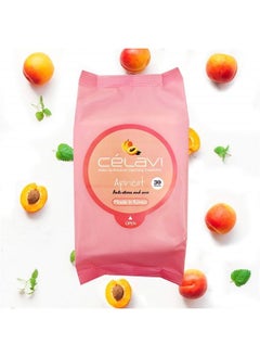 Celavi Cosmetics Celavi Makeup Removing Wipes 30 Count (3 Packs) (APRICOT/VITAMIN/CUCUMBER)  - Image 3