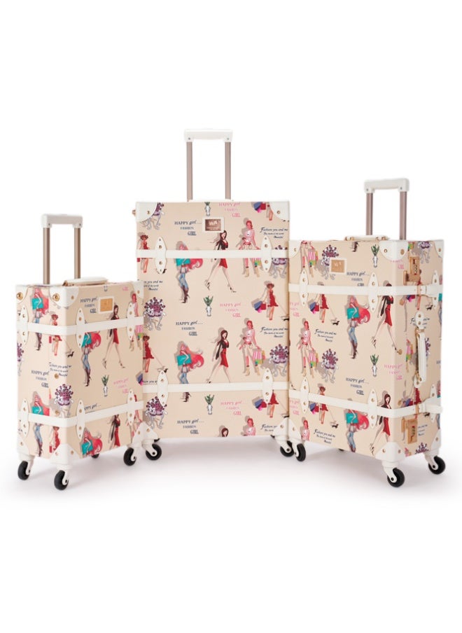 LIMRA Travel Bags Classic Leather Luggage 4 Pcs Set 28''-24''-20'''-13'''Inches  - Image 2