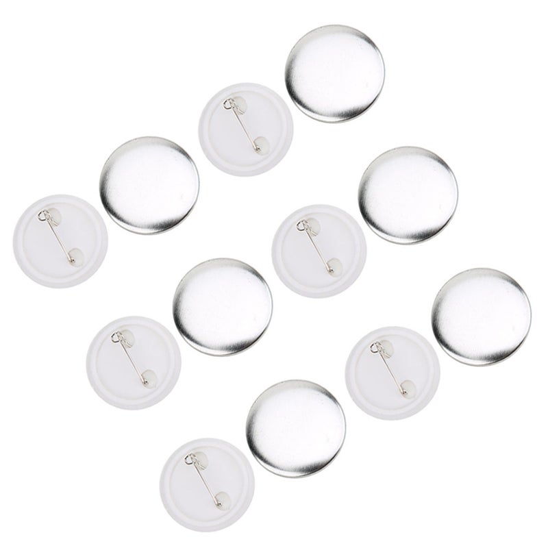 100 Sets 37mm Badge Pin Button Parts Badge Making Supplies DIY Crafts Materials - Image 3