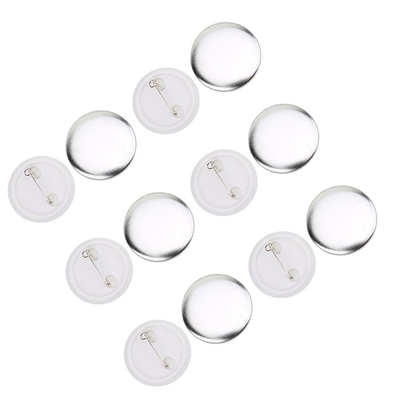 100 Sets 37mm Badge Pin Button Parts Badge Making Supplies DIY Crafts Materials - Image 5