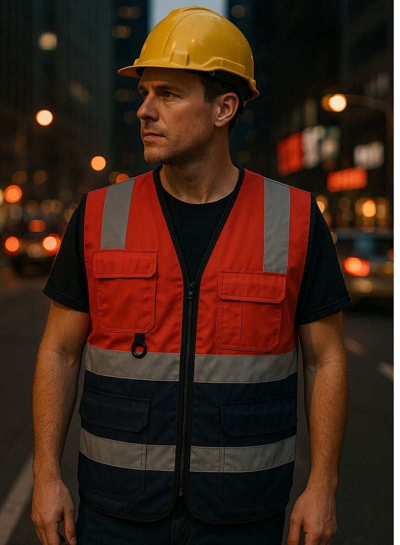 Vaultex AGS Reflective Safety Fabric Vest, 180 GSM  - Image 1