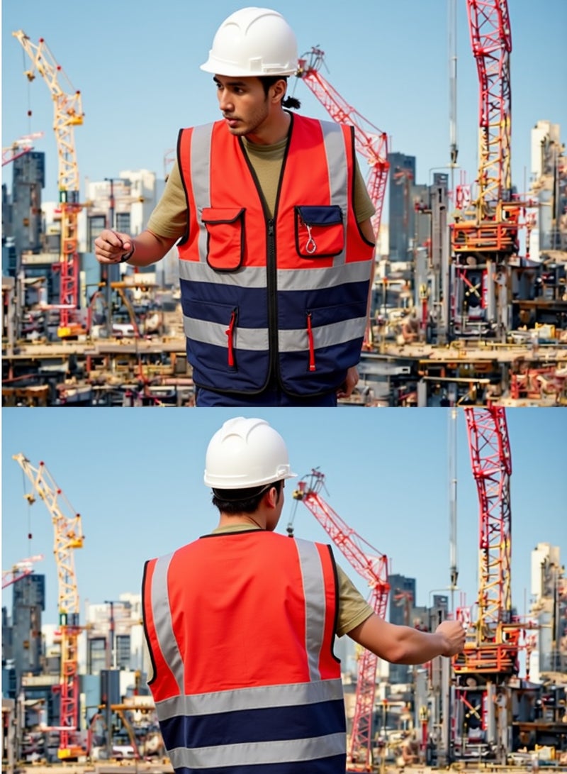 Vaultex AGS Reflective Safety Fabric Vest, 180 GSM  - Image 3